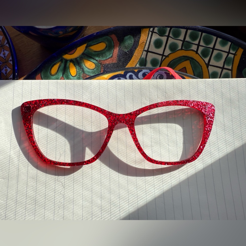 Pair Eyewear toppers Ruby Sparkle for Wanda frames